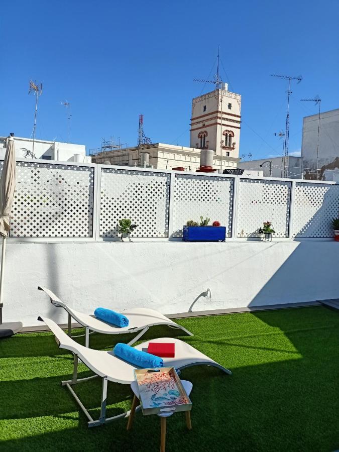Atico Terraza Torre Tavira Apartment Кадис Екстериор снимка